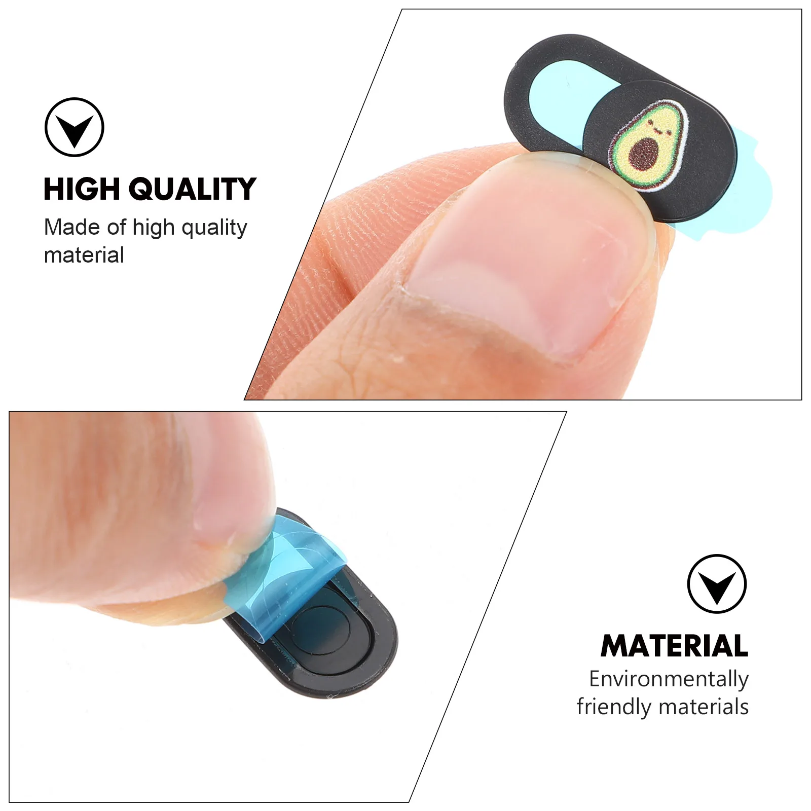 2pcs Privacy Slider Thin For Laptop Tablet Notebook Anti-Peeping Webcam Shield Webcam Lens Cover Privacy