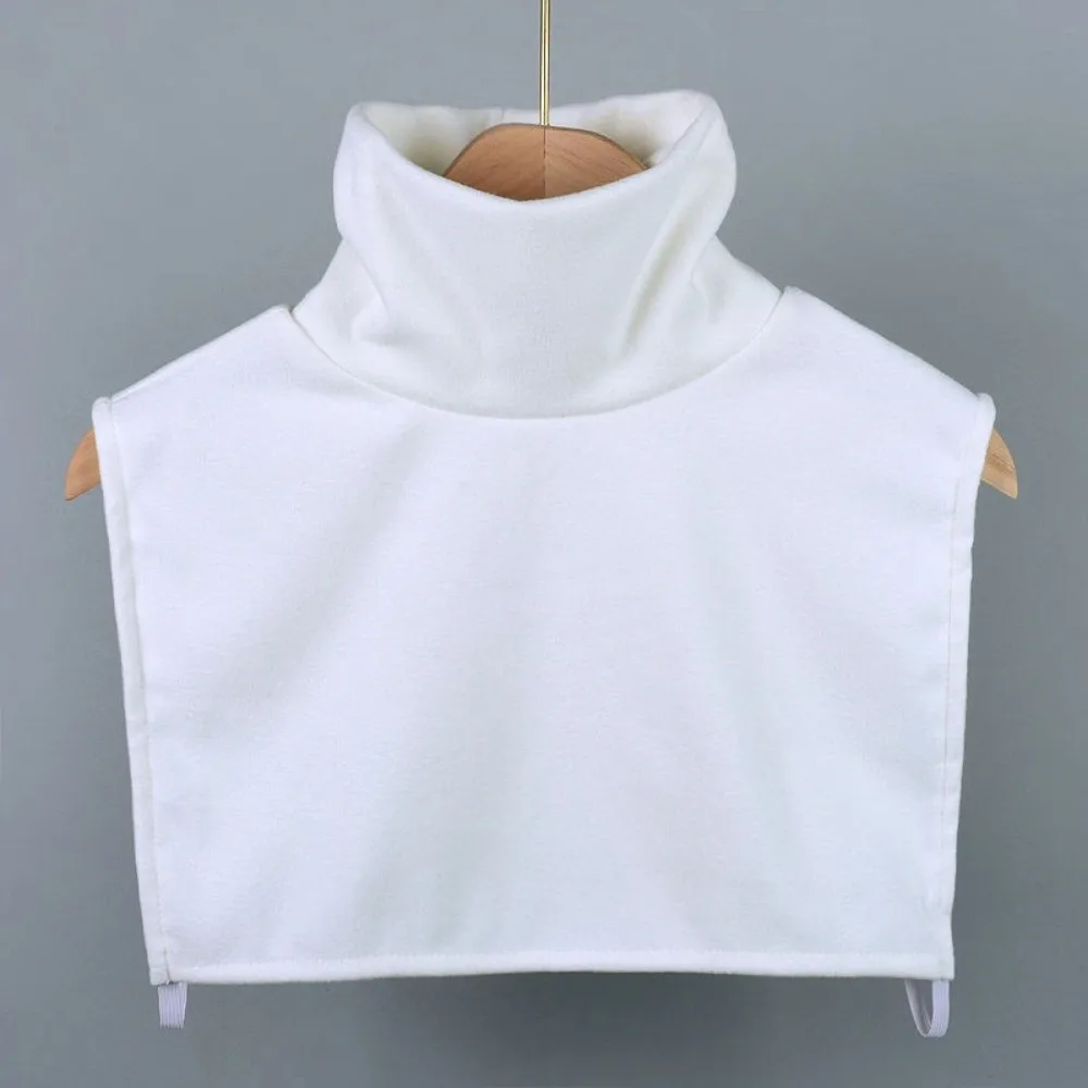 Double-sided Soft High Elastic Neck Cover Ramadan Hijab Cover Headwrap Full Fake Collar High Collars Turtleneck Scarves Wraps