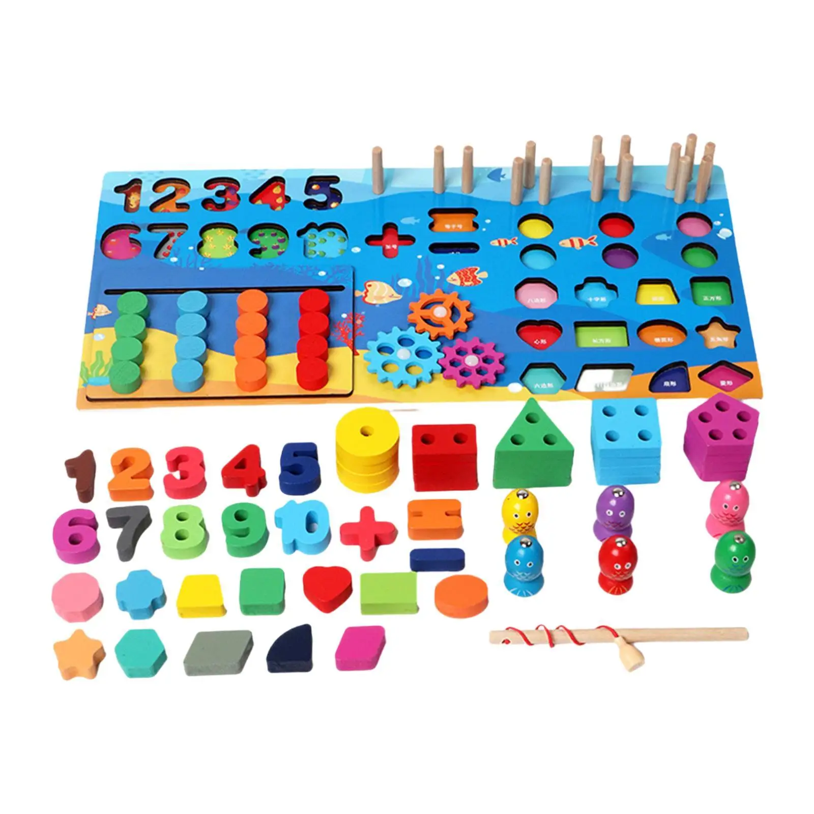 Puzzle en bois pour tout-petits, jouets de tri, Montessori, garçons et filles