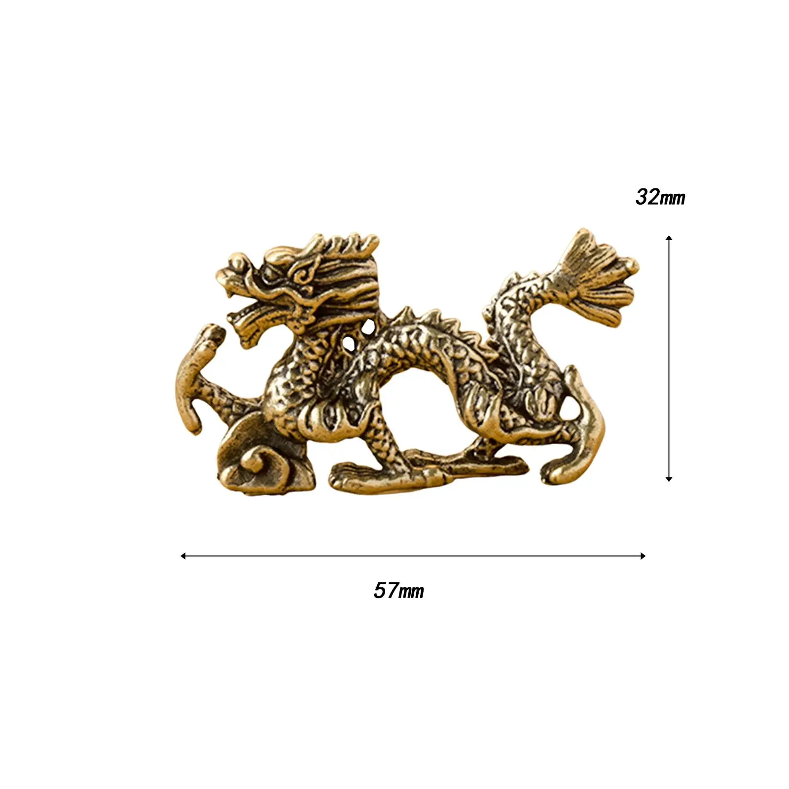 Estatuilla de latón del zodiaco chino, escultura de Animal Retro, adorno de escritorio, estatua de Animal de Mascota de té para mesa y oficina, 12 piezas