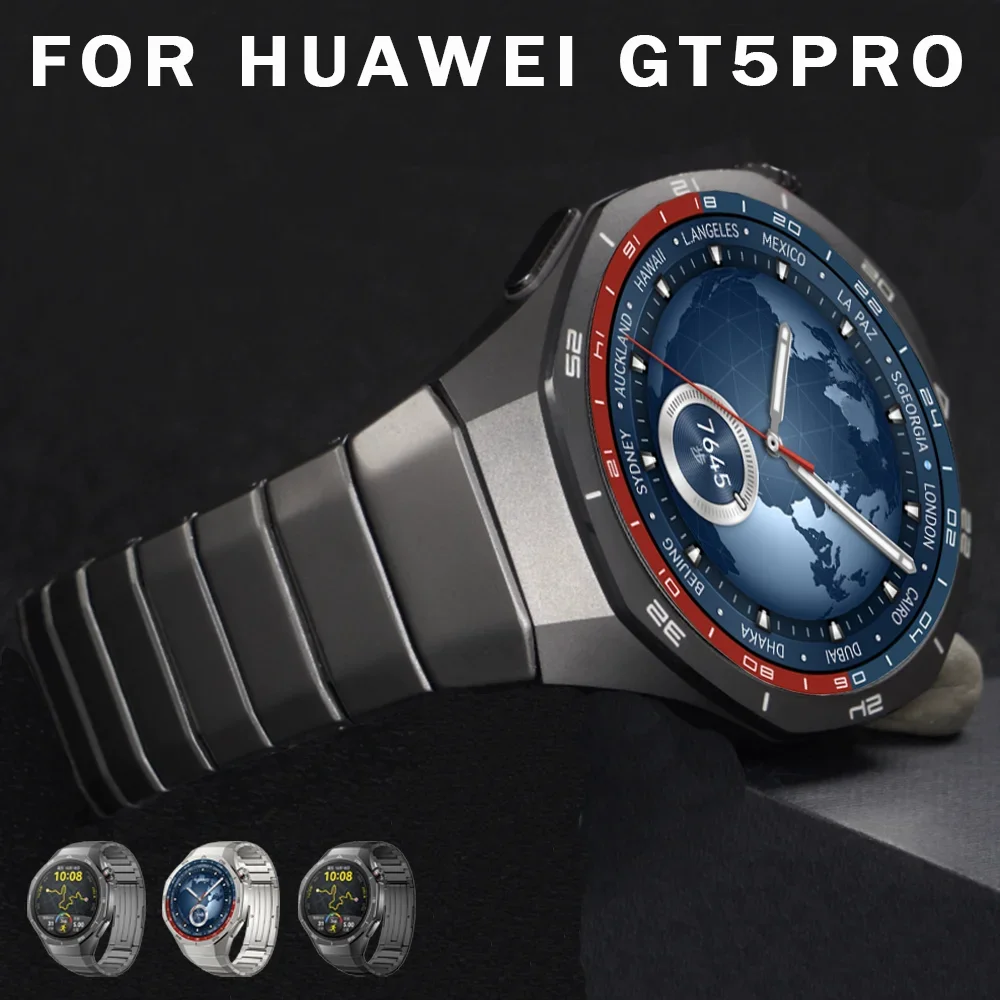 

Original Luxury Titanium Strap For Huawei Watch GT 5 Pro Metal Bracelet For Huawei Watch GT 5 Pro No Gaps Business Band Correa