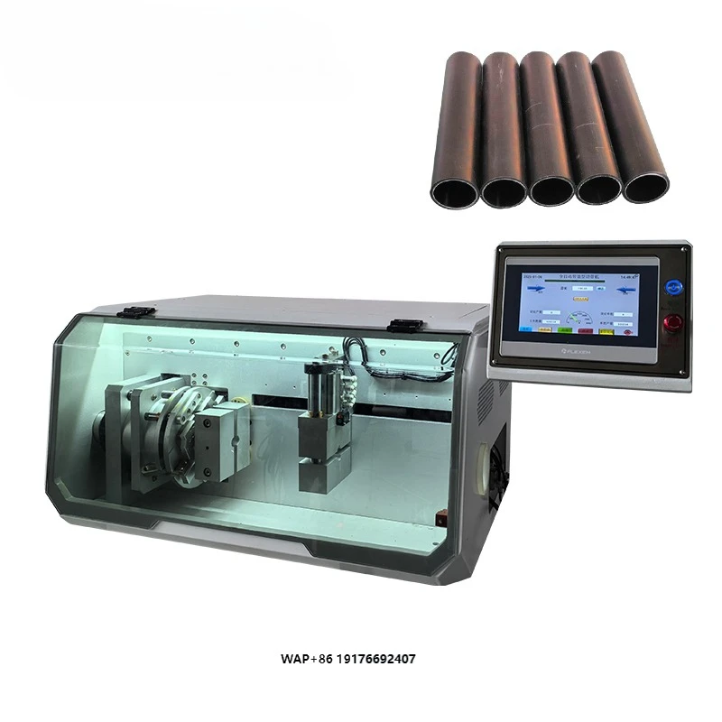 FACTORY Automatic 1-50mm PVC/PE/PPR Hard Pipe Rotary Cutting Machine Rubber Tube Cutting Machine Silicone Tubes Cutting Machine