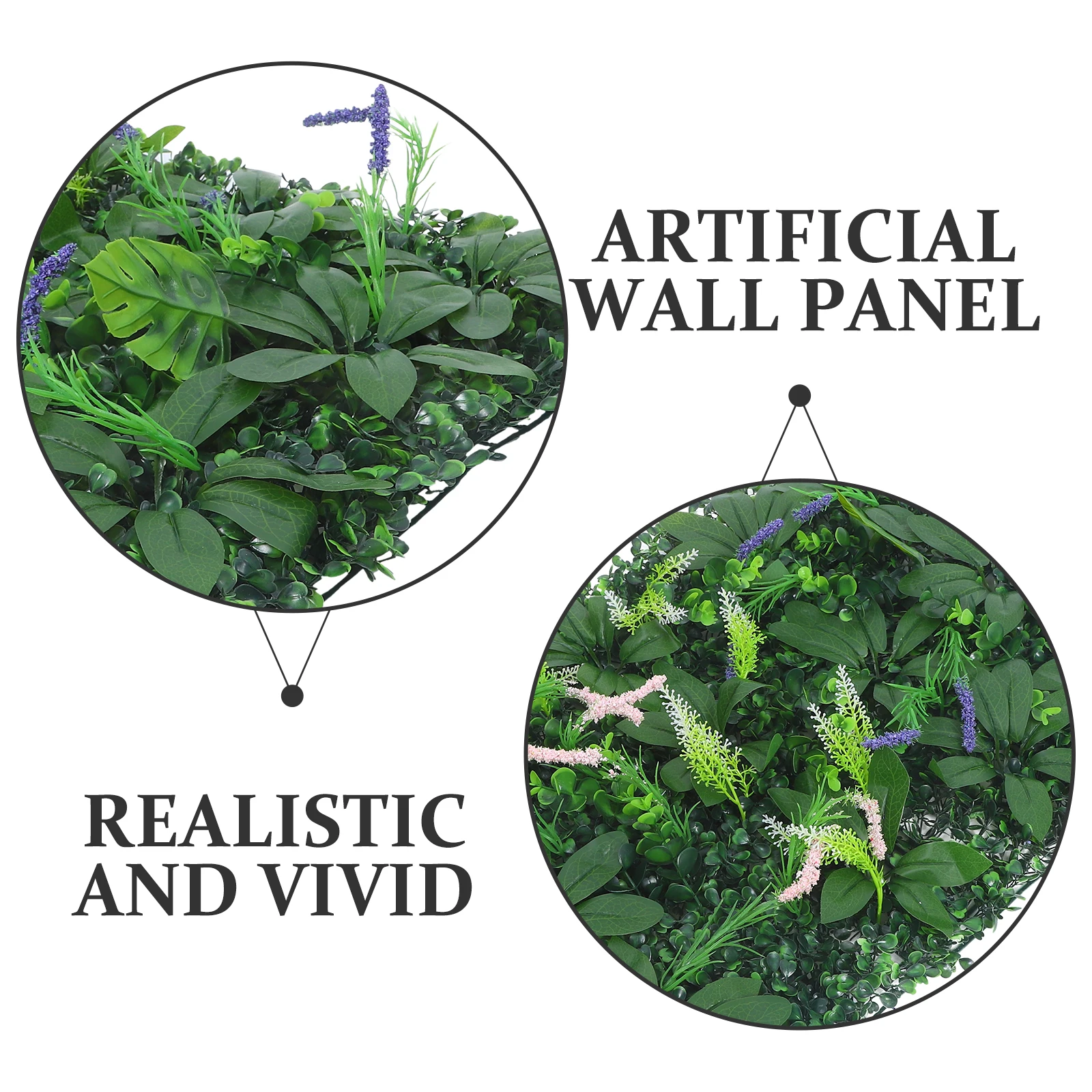 

Grass Wall Backdrop Artificial Plant Decoration Garden Fence Screening Fake Backyard Plants Panel