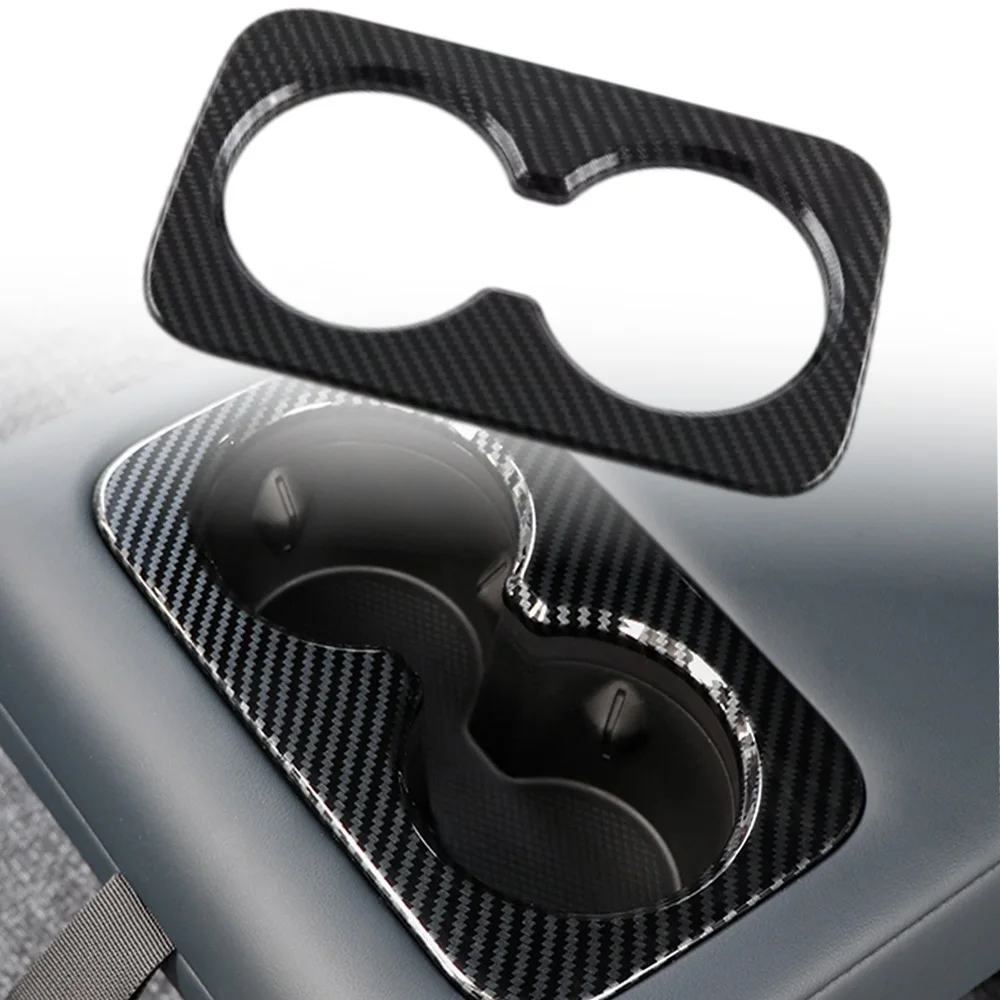 

For BYD Song PLUS DM-i EV Seal U Sealion 6 2021 2022 2023 2024 2025 Rear Seat Water Cup Frame Trim Cover Interior Accessories