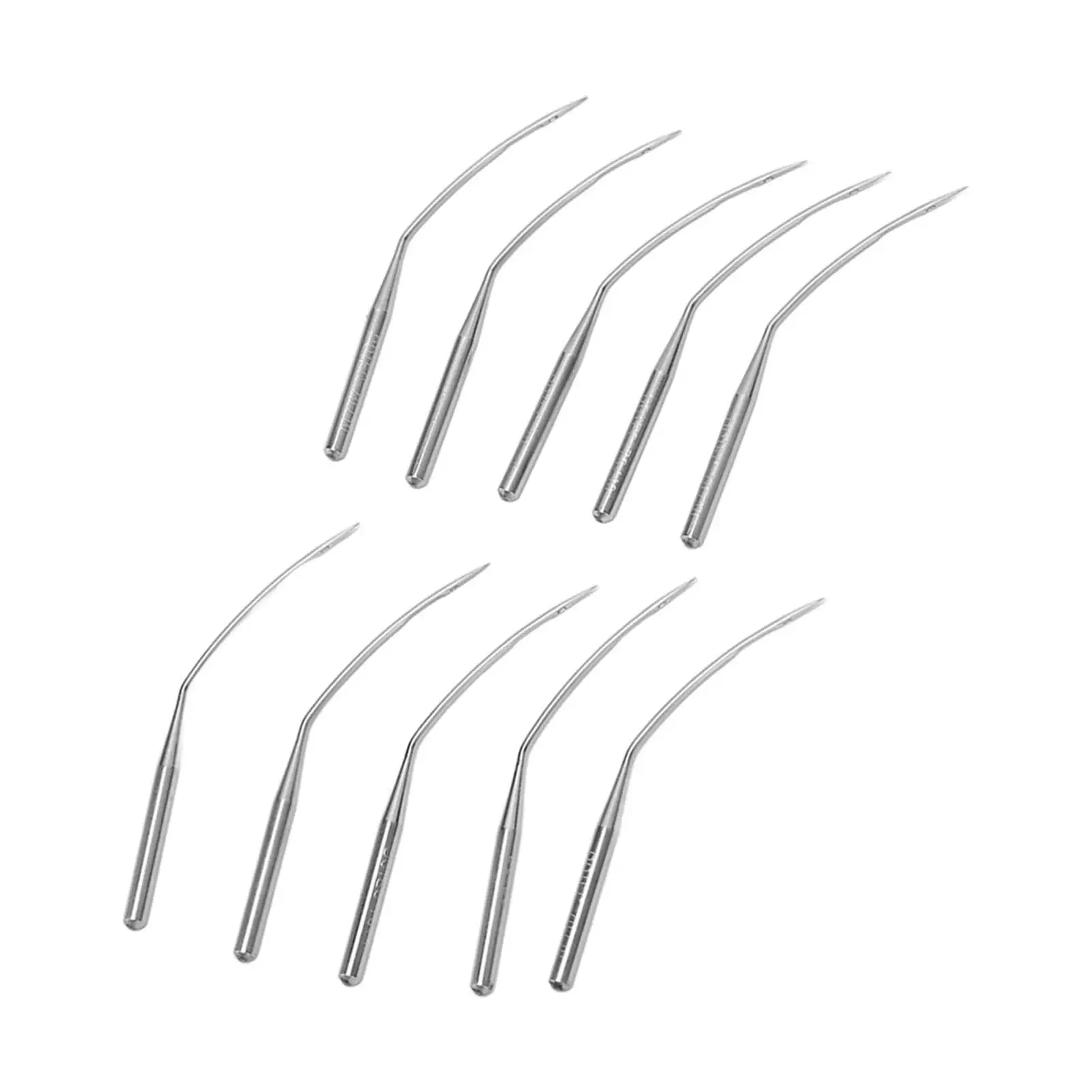 10pcs LWX6T Blindstitch Curve Sewing Needles 10/70 - Durable Steel, Easy to Mount, Perfect for replacement