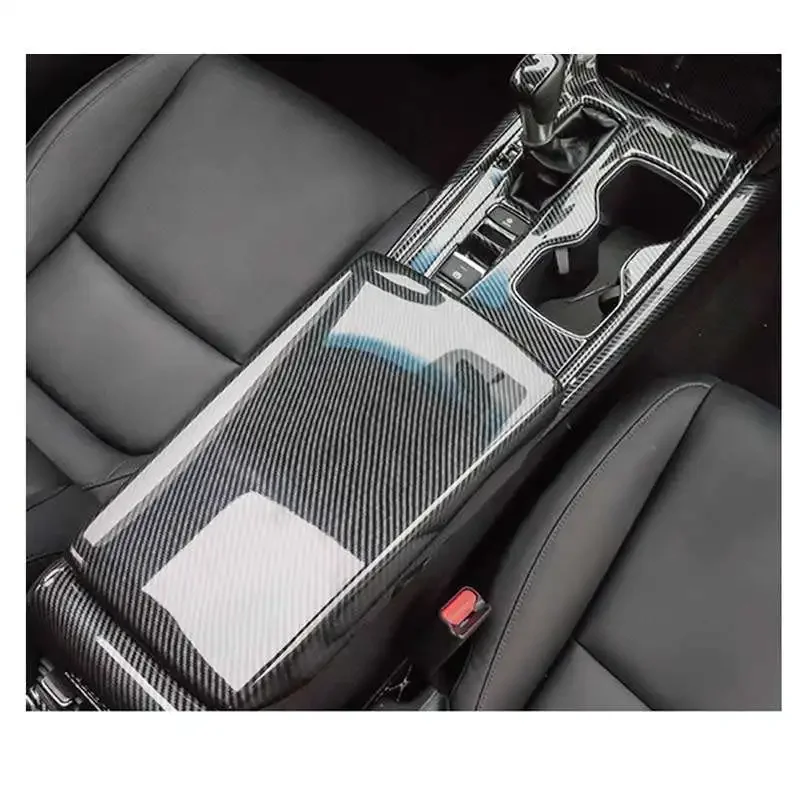 

Carbon Fiber Car Interior Accessories for Honda Accord 2018 2019 2020 2021 2022 Gear Panel Window switch Center Console Trims