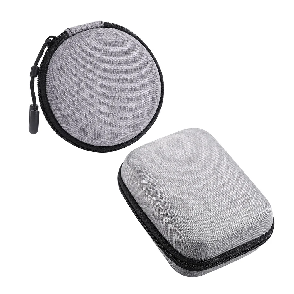 2 قطعة منظم الكابلات المحمولة إيفا حافظة قوية للميكروفون سماعة بطاقة الذاكرة شحن الحبل السفر الأساسية
