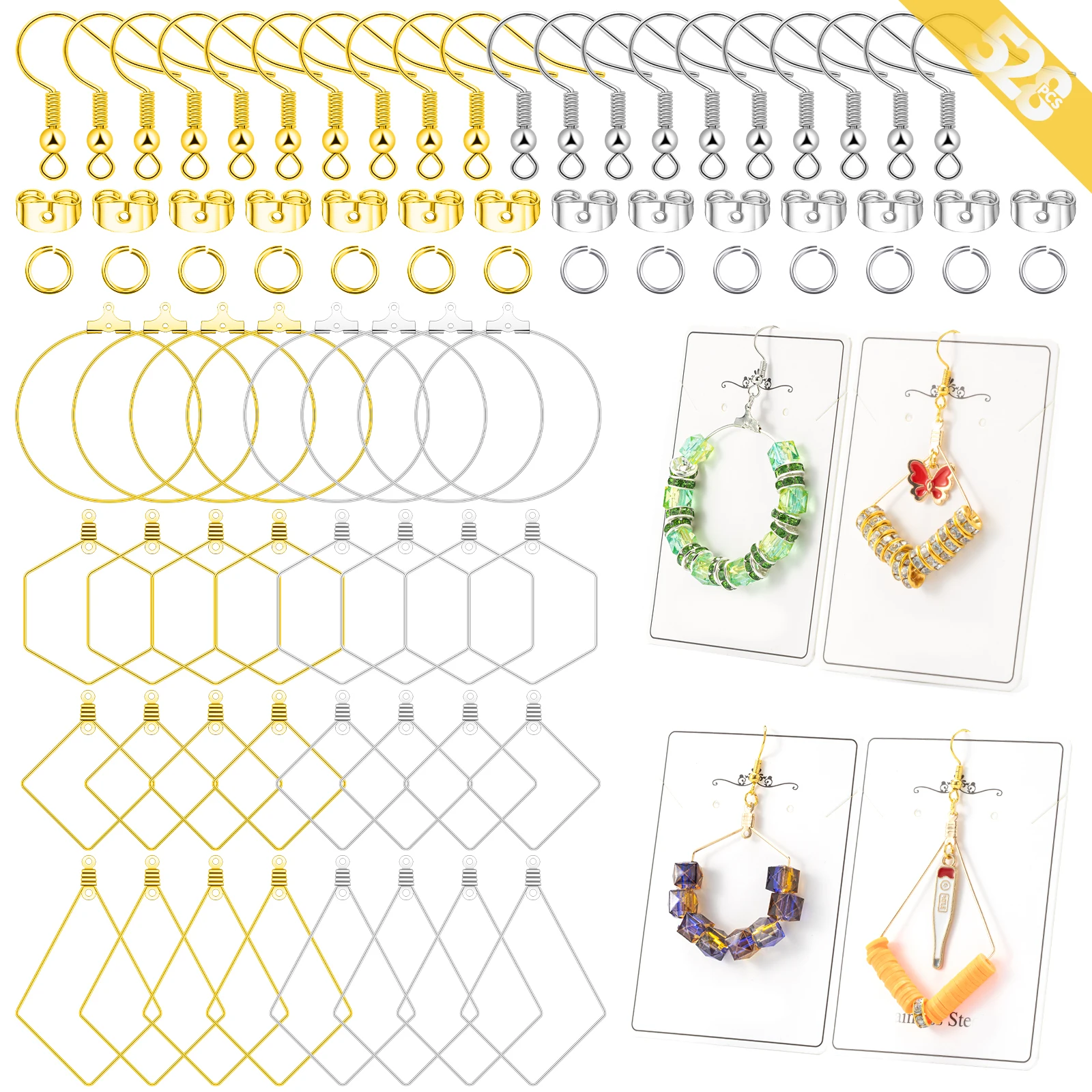 580 stuks gouden oorhaakjes vo - Body Jewelry Top recensie en prijs