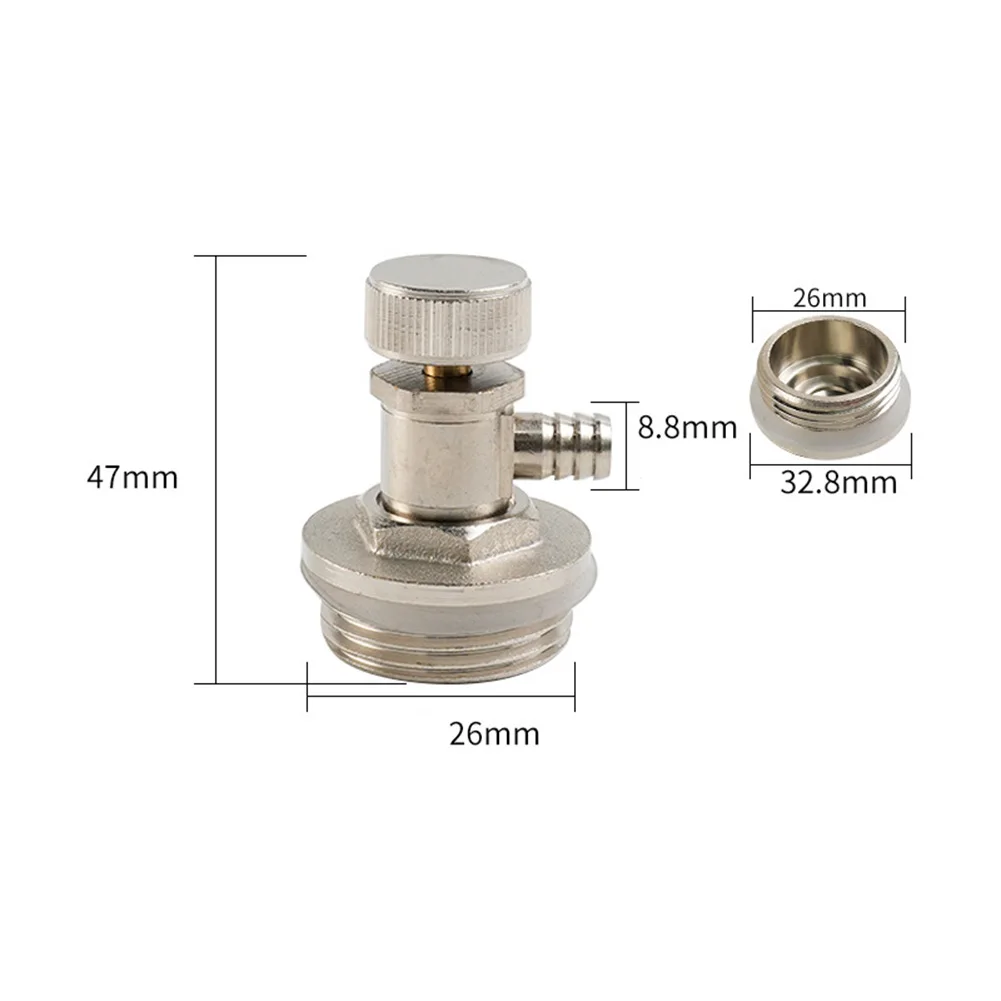 360 Rotating Port Automatic Exhaust Valve Effective Water Circulation Fast Water Discharge High Flow Capacity For Floor Heating