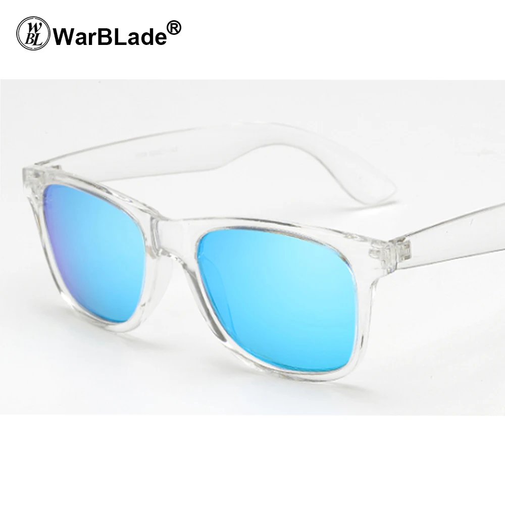 WarBLade Gafas De Sol polarizadas Retro, Gafas De Sol transparentes De visión nocturna, Gafas De Sol Retro De diseñador De marca para hombres y mujeres, Gafas De Sol UV400