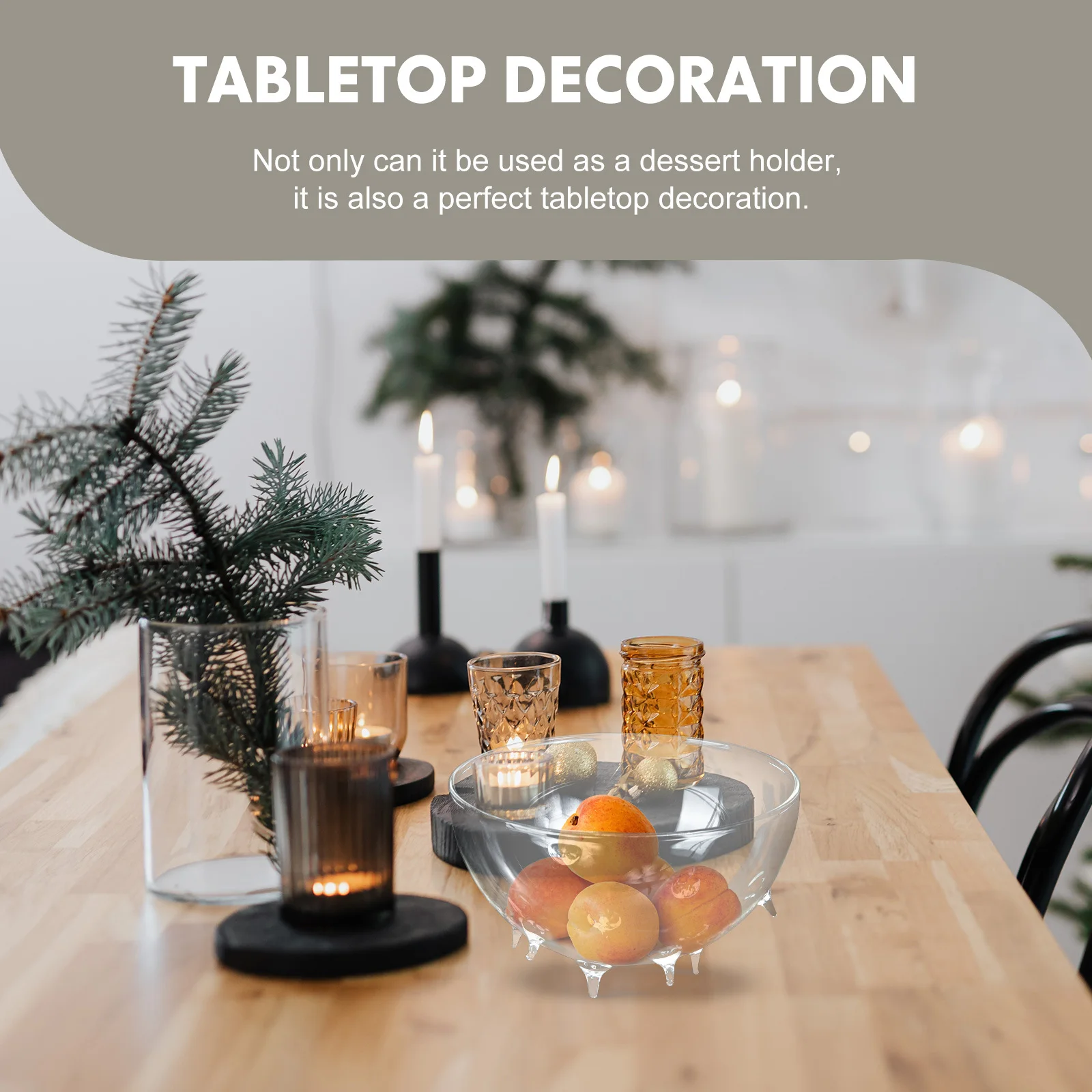 

Decorative Hedgehog Glass Bowl Creative Transparent Design for Salad Dessert Food Storage Home Decor Creative Glass Bowl