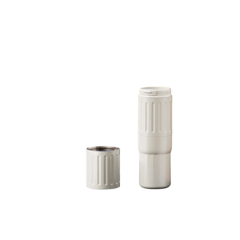 Portable coffee machine mini small travel grinding integrated hand brewed coffee accompanying cup gift