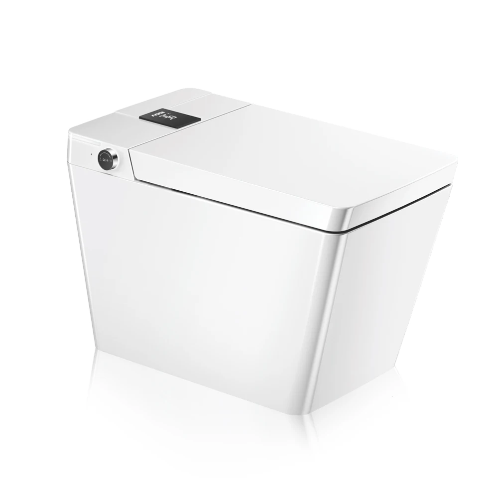 

Luxury Piece Intelligent Water Closet Toilet Bowl Automatic Flush Square Smart Toilet