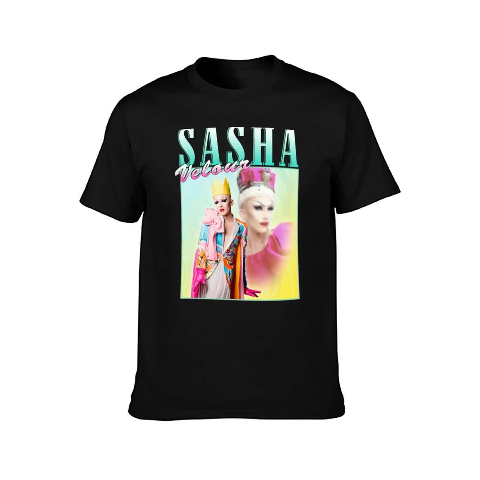 Sasha Velour vintage retro design T-Shirt Simple Print Design T-Shirt