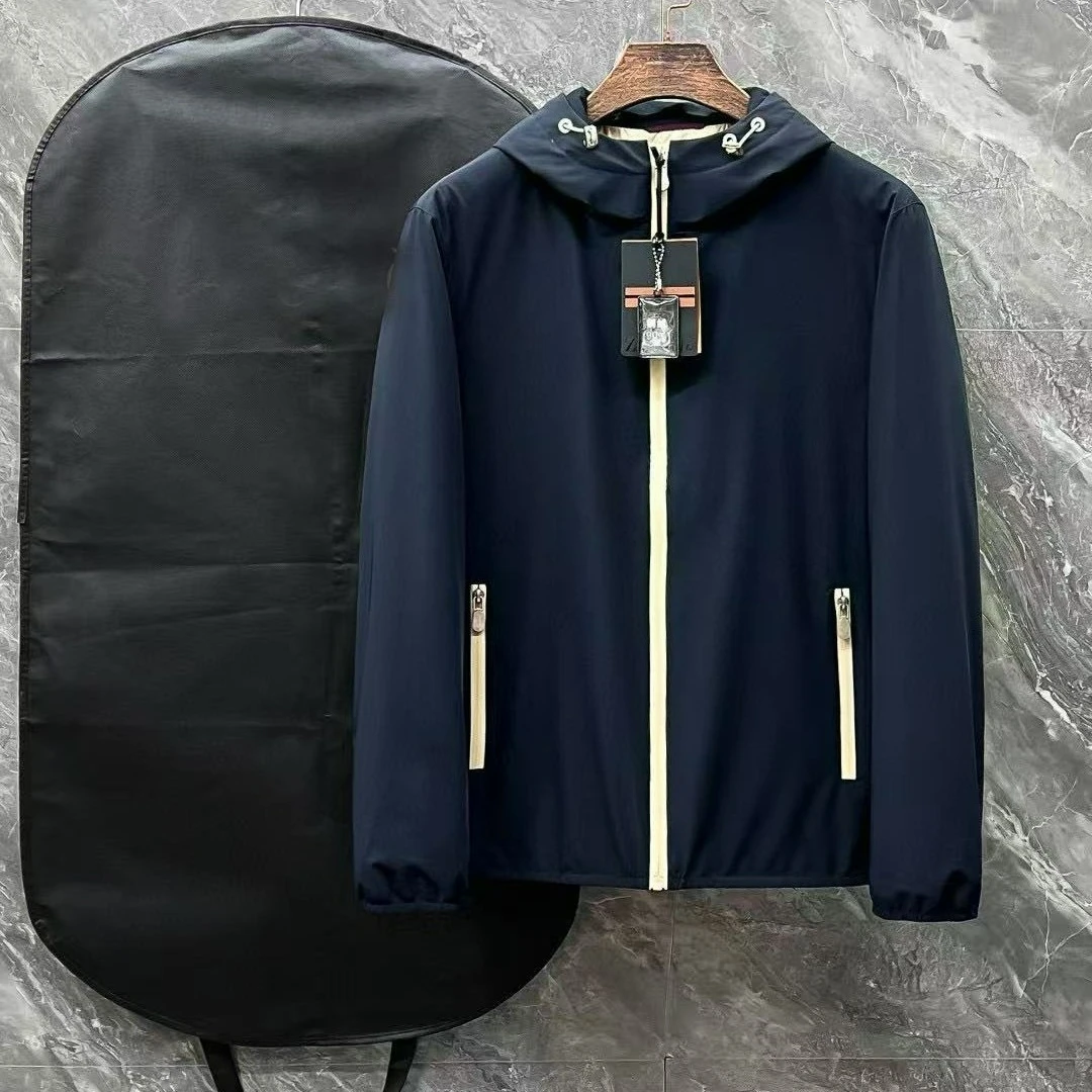 

BC итальянская мужская одежда, осенне-зимняя новая мода, пуховик с капюшоном, мужская теплая куртка в стиле Old Money, деловая повседневная теплая куртка