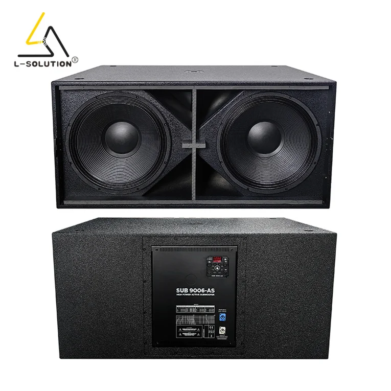 V218LAT Pro Dual 18 Inch Neodymium Bass Speaker Active Big Sound System 3600w 9006 Subwoofer Speaker in Outdoor Concert