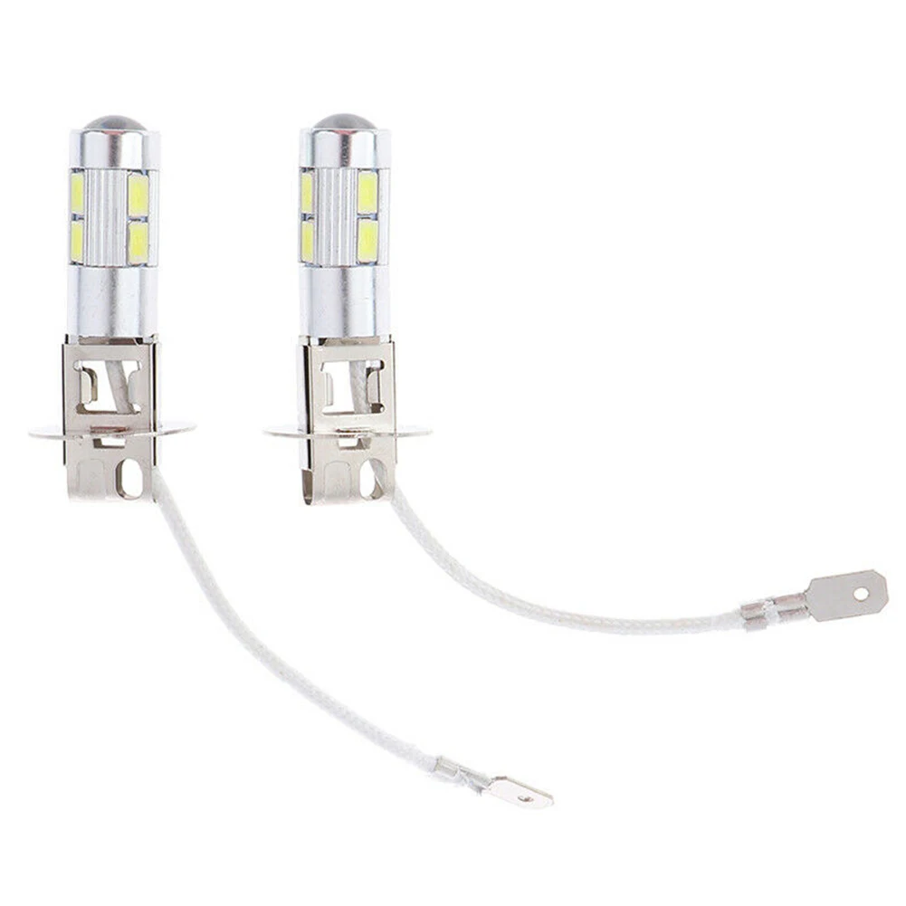 2Pcs 50W 6000K LED H3 LED Headlights Bulb Super Bright For Auto Driving Fog Lights Car LED Fog Driving Lights Bulbs