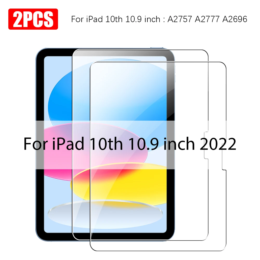 Gehärtetes Glas für Ipad Pro 13 M5 M4 2025 12,9 Air 11 5 4 3 2 M3 M2 Displayschutzfolie A16 10 9 9th 10th Generacion Mini 7 6 Film