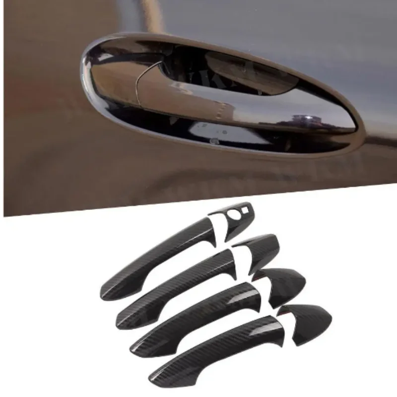 

ABS Carbon Look For Mercedes Benz GLA 2015-2018 Car Left /Right Door Handle Trims Styling