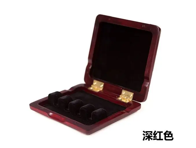 1pcs Bass pine wood tube instrument special reed box professional high - grade reed folder 4 Reed pieces