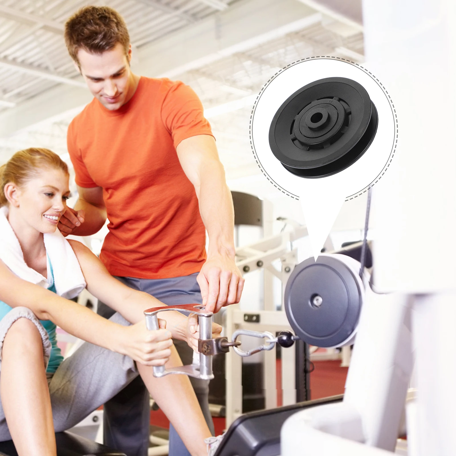 

Universal Gym Wheel Durable Wearproof Replacement For Fitness Equipment Pulley Gym Equipment Accessories