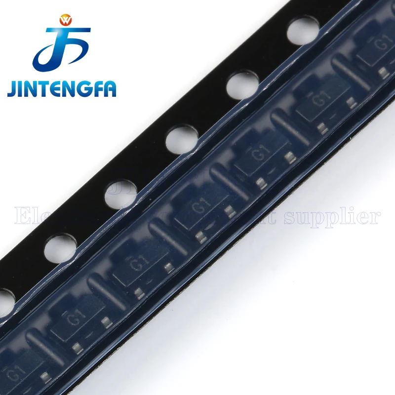 3000 Stück 2N5401 2L SOT23 2N5551 G1 SOT-23 MMBT5401 MMBT5551 SOT23 PNP NPN 160V 150V 600mA 0,6A SMD-Transistoren – Detail 4