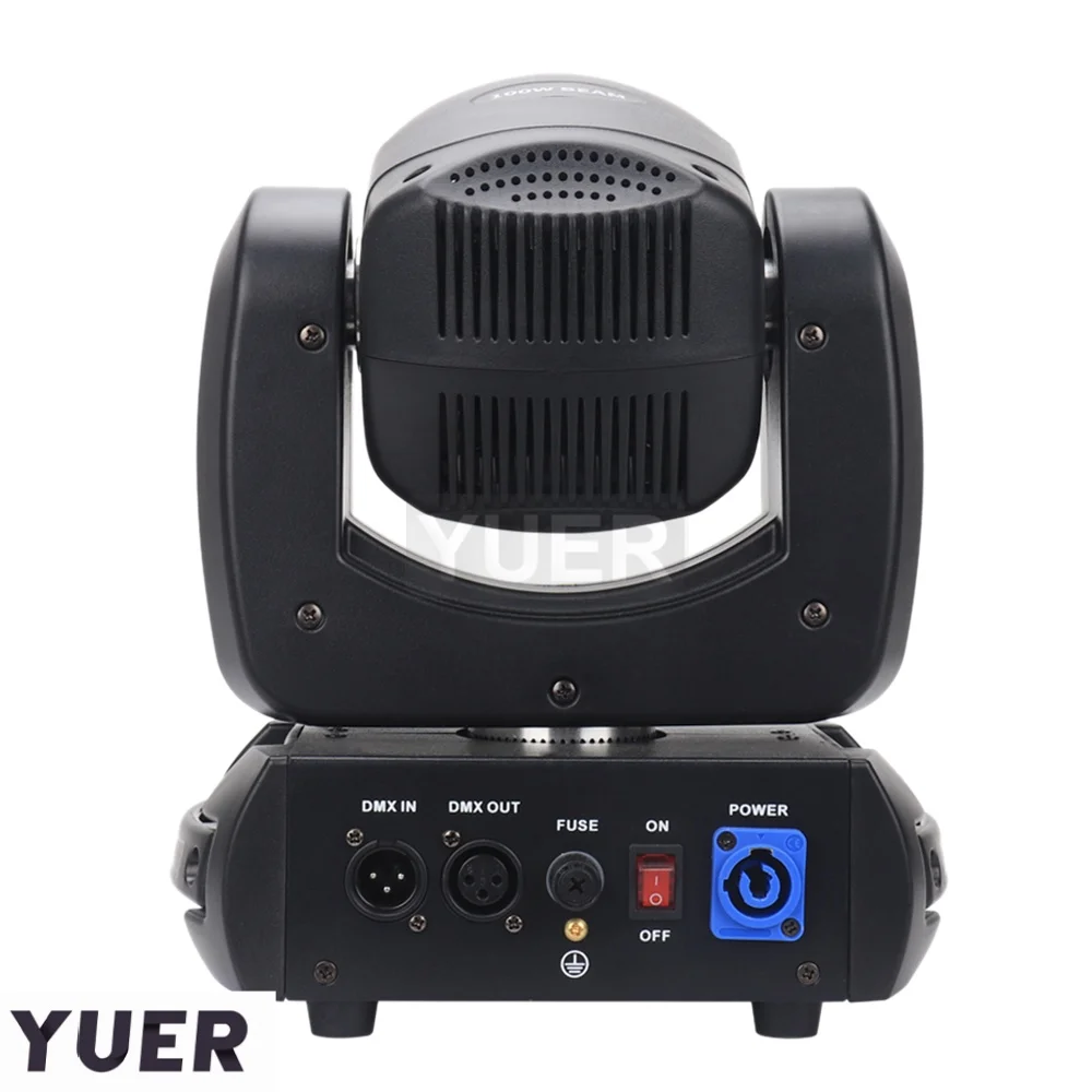 YUER-Projecteur LED à Tête Mobile, 18 Faces, 120W, Gobo, 100W, Éclairage de Scène, ix