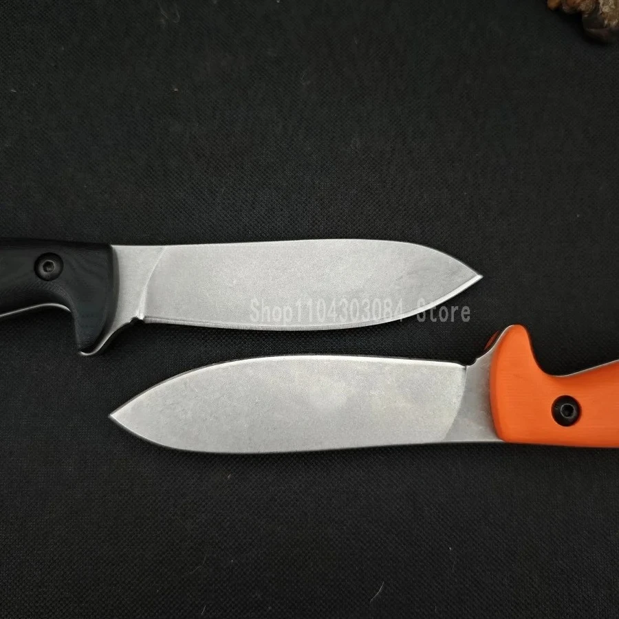 AGK متعددة الأغراض مغمد شفرة مستقيمة سكين D2 شفرة G10 مقبض المحمولة تسلق الجبال سكين الصيادين أداة هدية للرجال
