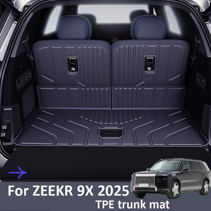 

For Zeekr 9X EX1H 2025 2026 Car TPE Material Trunk Cushion Interior Accessories Scratch Resistant Wear-resistant Protection