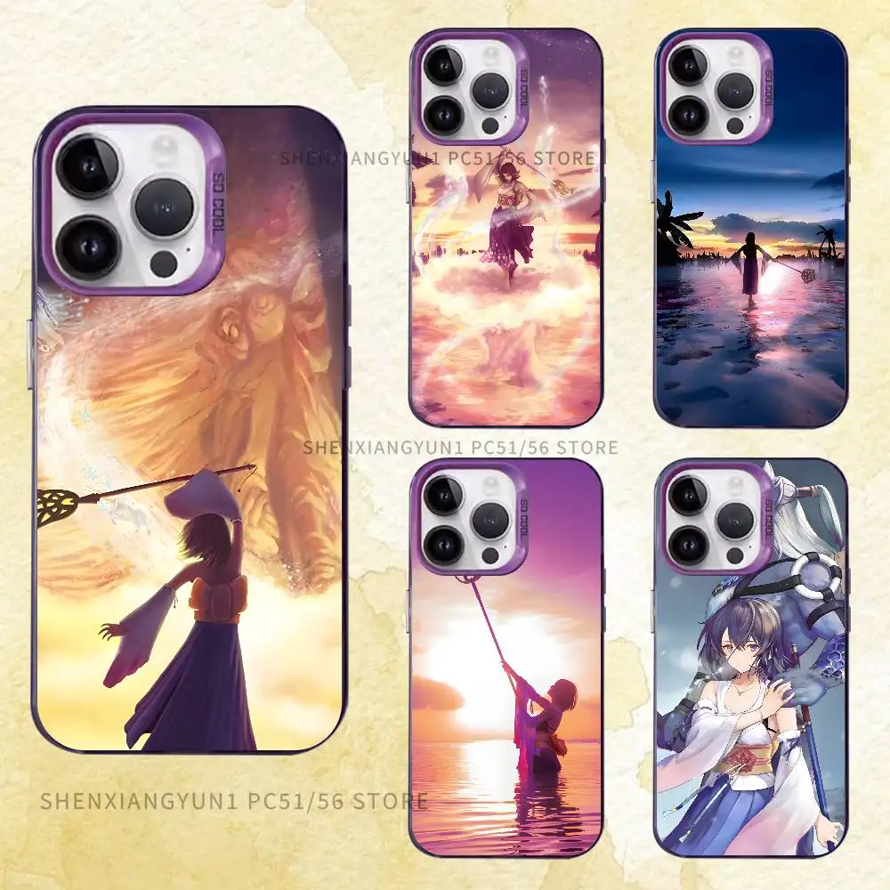 

Game Figure Y-Yuna Phone Case For iPhone 17,16e,16,15,14,13,12,11 Pro Max X XS Back Cover