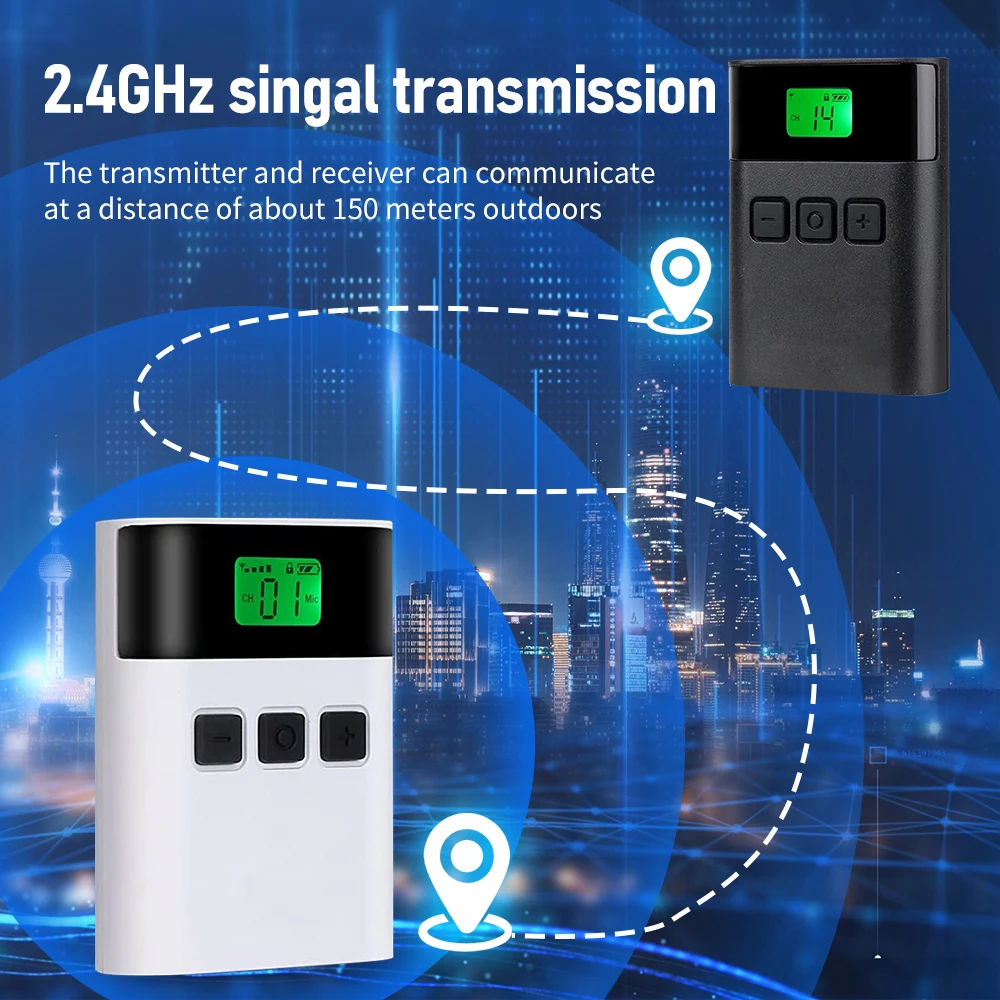 KT888 Walkie Talkie inalámbrico Radios de comunicación de largo alcance Sistema de guía turística A2523