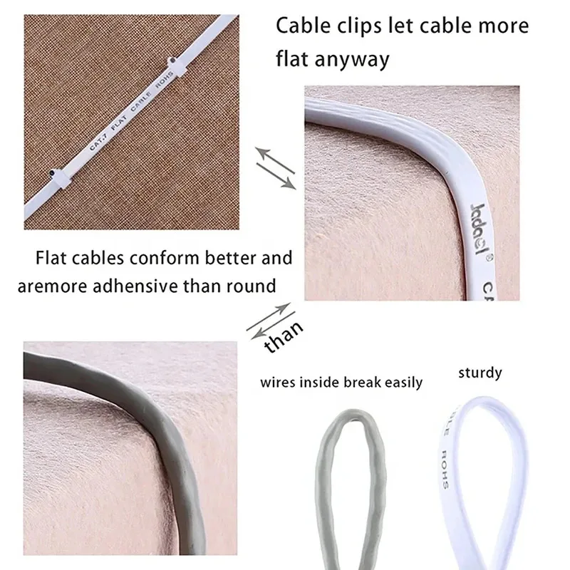 كابل إيثرنت Cat 6 سلك شبكة LAN، إنترنت، كابل الشبكة - يدعم كابل شبكة Cat6 القياسي جيجابت عالي السرعة