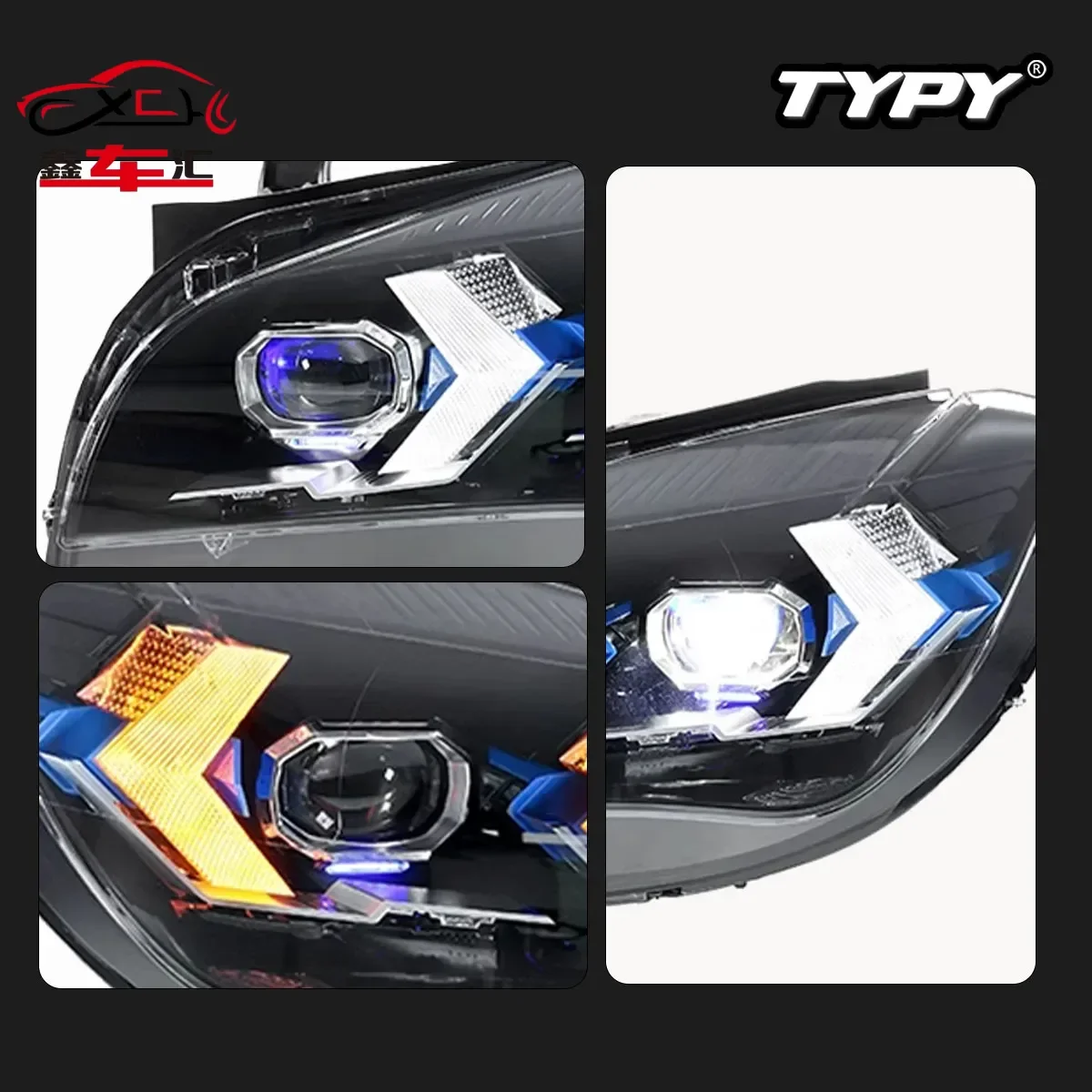 

TYPY Car For BMW X1 E84 Headlight 2010-2015 Upgrade Modified to New DRL Dynamic Turn Signal LED Headlight Auto Accessories