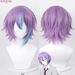 Kamishiro Rui Cosplay Wig Project SEKAI COLORFUL STAGE! Cosplay Short Heat Resistant Synthetic Hair Anime Wigs + Wig Cap