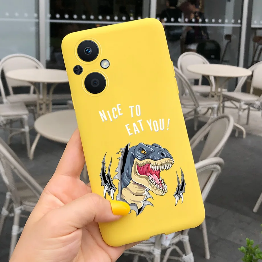 For Reno8 Lite Reno8 Z Case Domineering Dragon Cute Astronaut Soft Silicone Back Cover For Oppo Reno 8 Lite 8z CPH2343 Fundas
