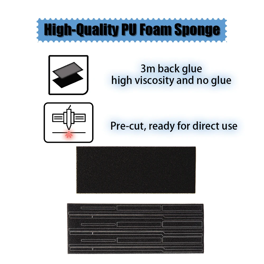 Gąbka ochronna przed przeciekaniem światła, pianka o wysokiej gęstości do zestawów naprawczych aparatów filmowych Nikon FE FM FE2 FM2 FM2N FM2T, gąbka uszczelniająca przed światłem.