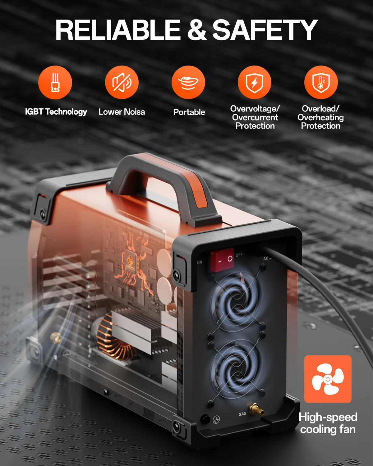 الولايات المتحدة جاهزة الأسهم التيار المتناوب تيار مستمر نبض هيتبوكس تيغ HBT250P آلة لحام المحمولة الألومنيوم ACDC TIG 250Amp عصا آلة لحام مربع #5