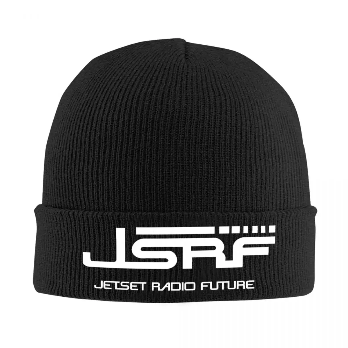 

JSRF Type Logo Knitted Hat Women's Men's Skullies Beanies Winter Hat Acrylic Jet Set Radio Future Crochet Caps