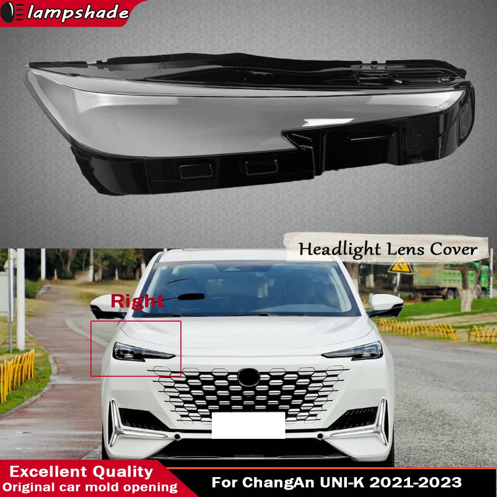 

Headlamps Lens Glass Shell Masks For ChangAn UNI-K 2021 2022 2023 Transparent Lampshade Shade Car Front Headlight Cover