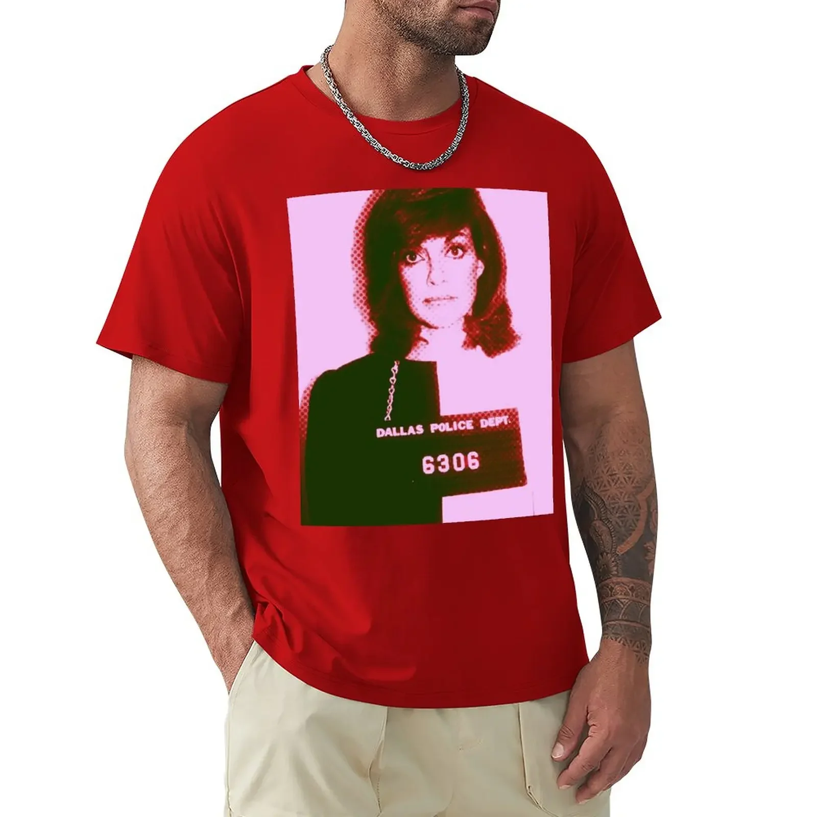 Sue-Ellen Ewing Mug shot T-Shirt plus sizes aesthetic clothes mens t shirts casual stylish