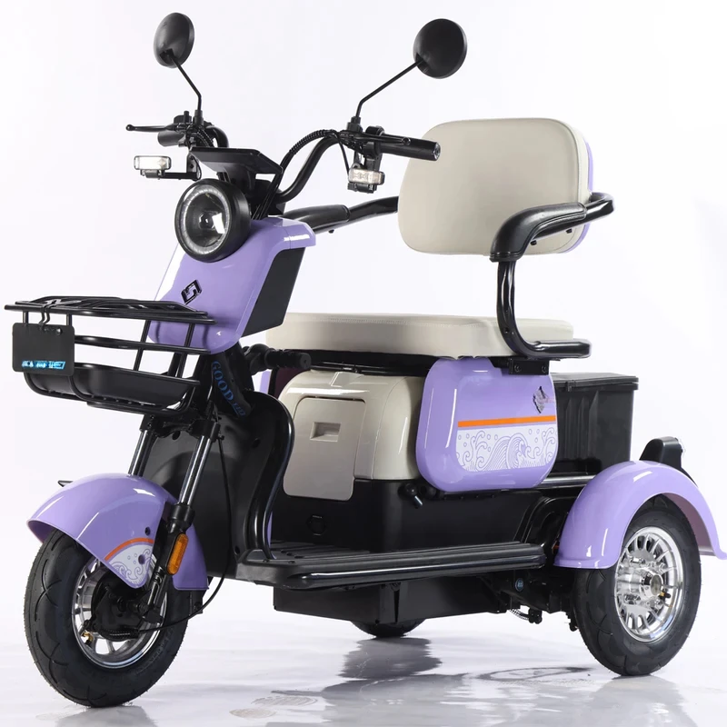 

Factory Price 500W 60V Electric Trike with Adjustable Seats Open Body Electric Tricycles for Adults