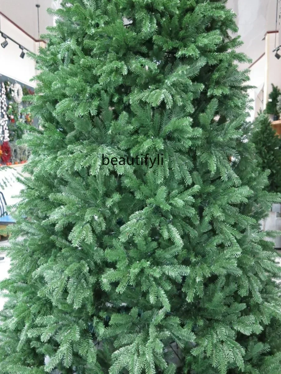 

YH Encrypted large Christmas tree, outdoor shopping mall hotel pure PE Christmas tree LED warm Christmas tree C56
