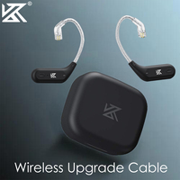 KZ AZ09 Wireless Upgrade Cable Bluetooth 5.4 Noise Reduction Bluetooth Module Upgrade Cable Ear Hook With Charging Case For ZS10