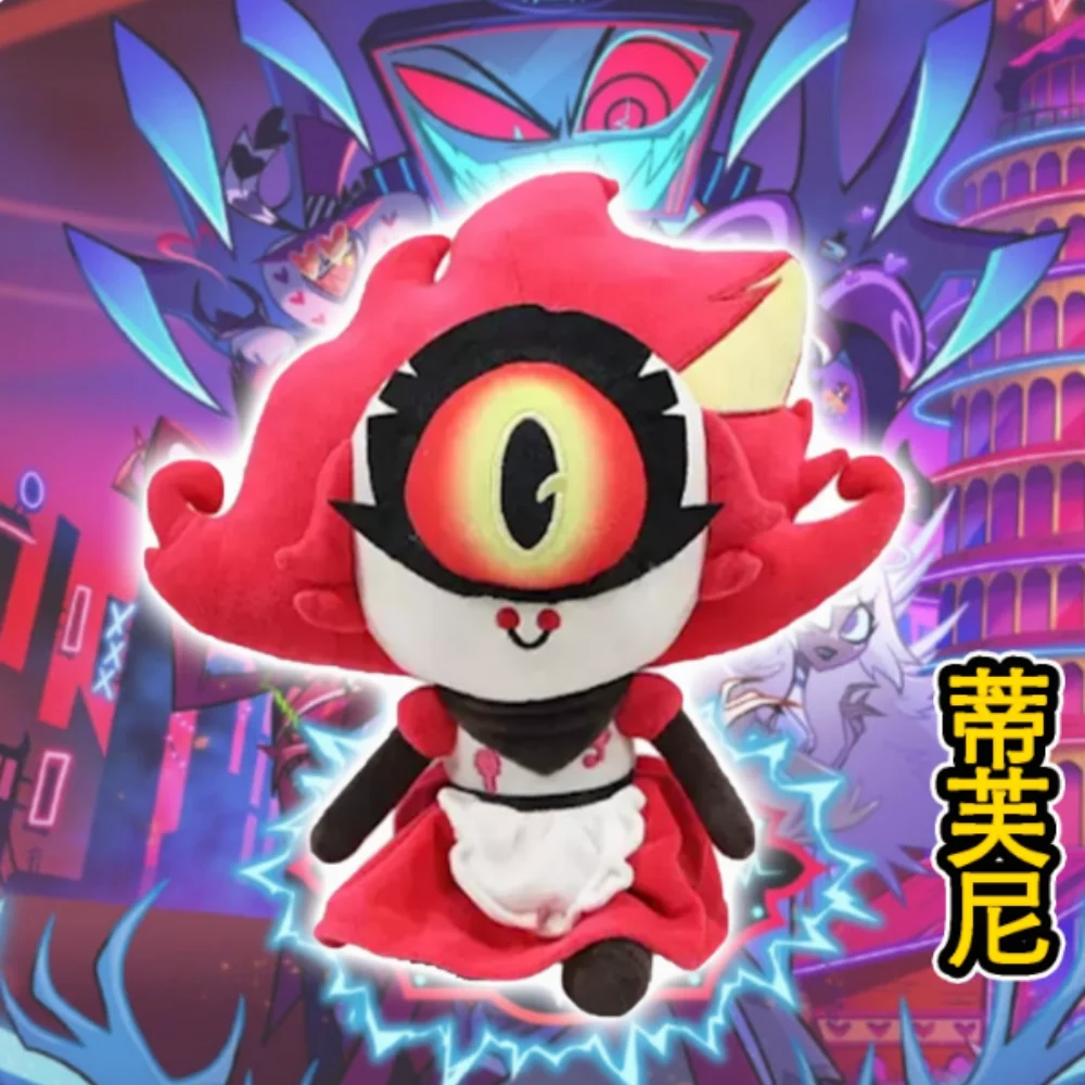 

В наличии Banpresto Hazbin фигурка мультфильм плюшевый Alastor Vox Valentino милая мягкая фигурка куклы украшения подарки