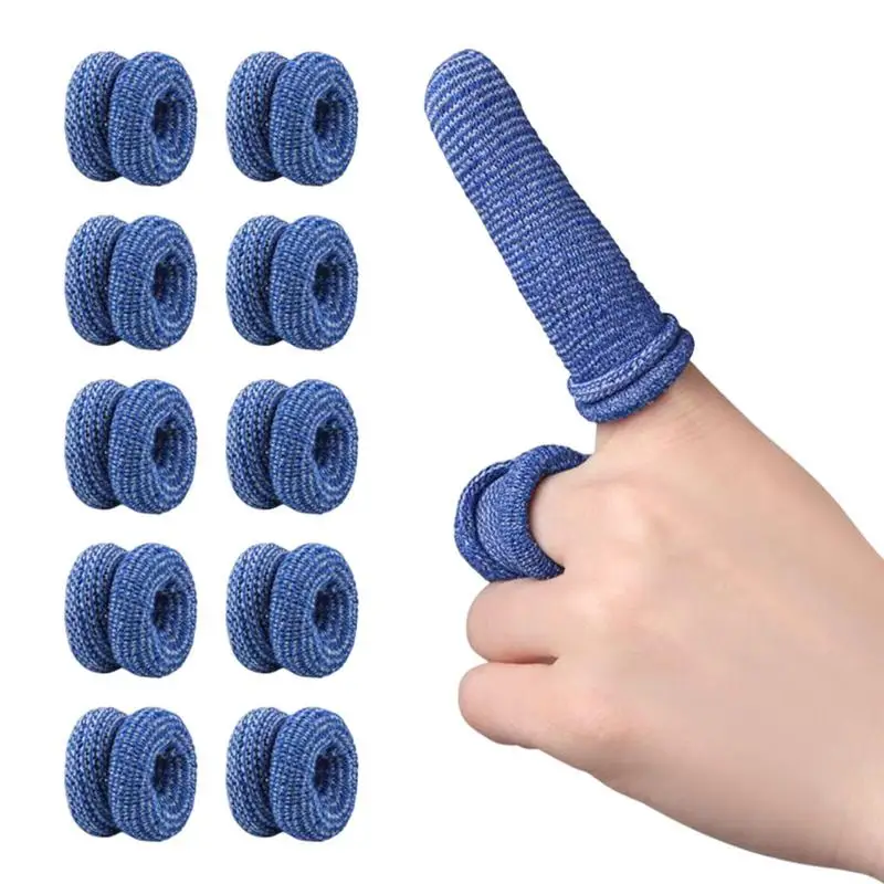 10Pcs Finger Bandage BreathableReusable Finger Bobs Cot Buddies Dressings First Aid Tubular Bandage for Use Beneath A Finger Cot