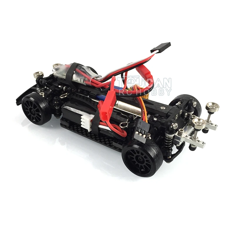 RTR 4*4 1/28 Scale MINID Racing RC Speed Car Drifting Model with Motor Servo Battery Charger Painted Assembled Toy Gift THZH1162