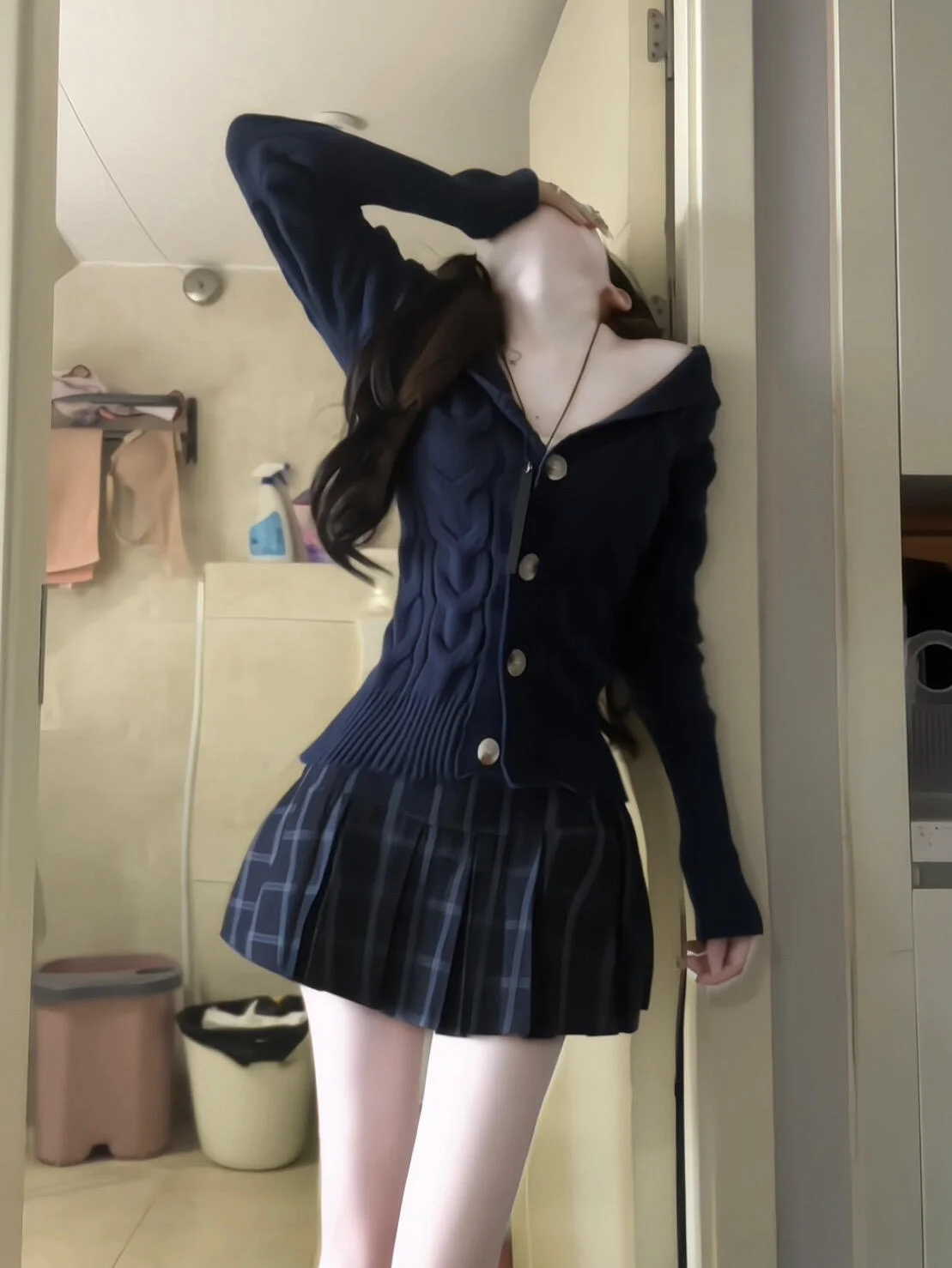 

Korean Early Autumn Aosphere Sense Hat Knitted Open Cardigan Women's Slim Fit Waist-Cinching College Sle Sweater Jaet