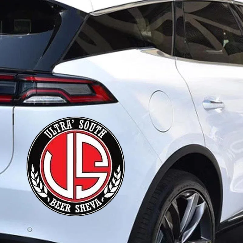 Новый дизайн, высококачественная водонепроницаемая наклейка Hsbc Beer Sheva, красный Израиль, наклейки для автомобиля и мотоцикла, аксессуары для декора автомобиля