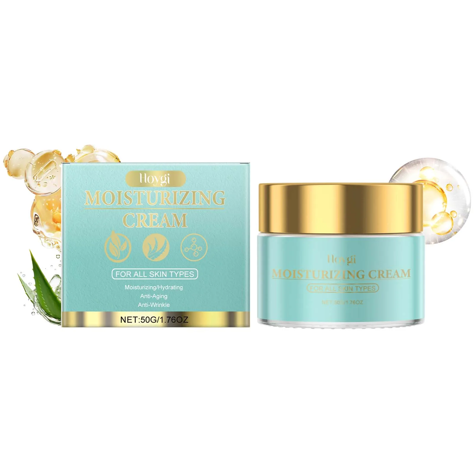 

Universal Moisturizing Cream - Hydrating Anti-Aging Face & Body Cream for All Skin Types - 50ml/1.76oz"