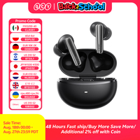 QCY MeloBuds N70 Adaptive ANC Wireless Earbuds Bluetooth 6.0 LDAC Hi-Res Audio 6 Mics Wireless Charging Earphones 50Hrs IPX5